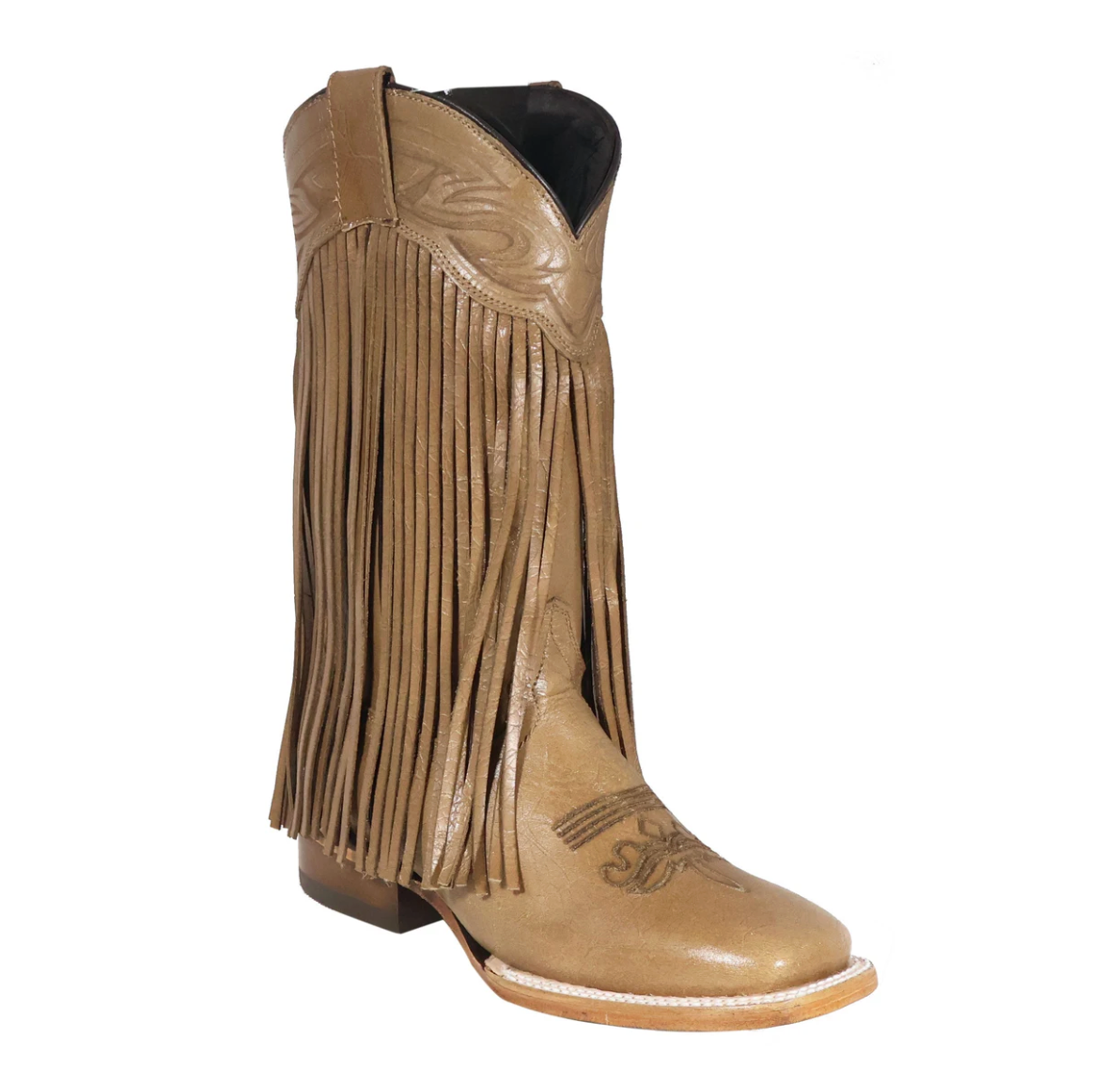 CHLOE FRINGE - Square Toe