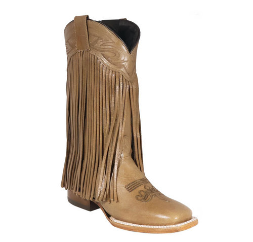 CHLOE FRINGE - Square Toe