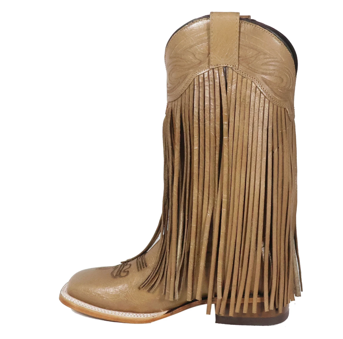 CHLOE FRINGE - Square Toe
