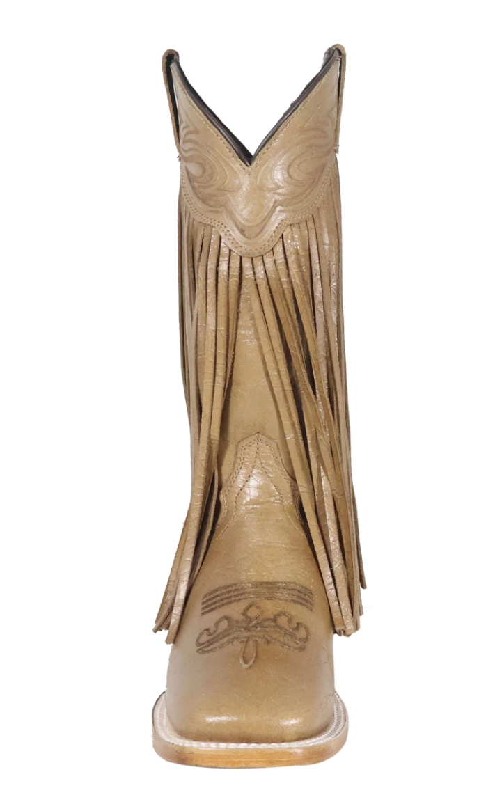 CHLOE FRINGE - Square Toe