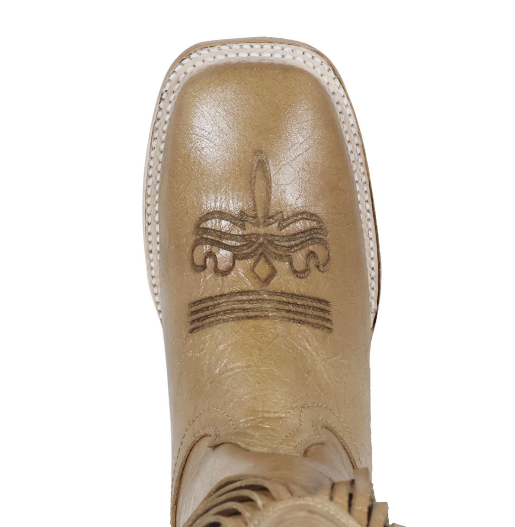 CHLOE FRINGE - Square Toe