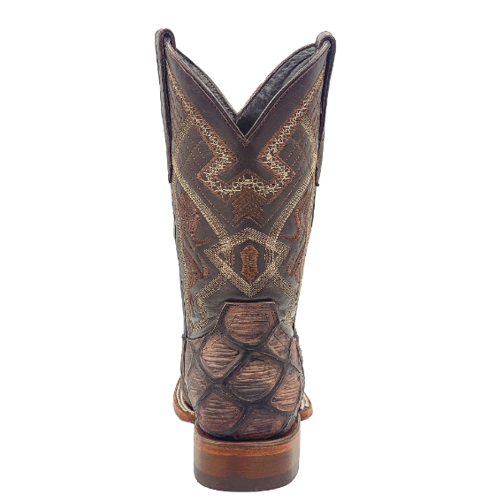 PIRARUCU MATE PRINT - Wide Square Toe