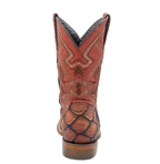 PIRARUCU MATE PRINT - Wide Square Toe