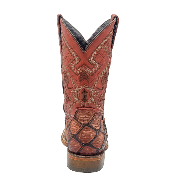 PIRARUCU MATE PRINT - Wide Square Toe