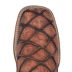 PIRARUCU MATE PRINT - Wide Square Toe