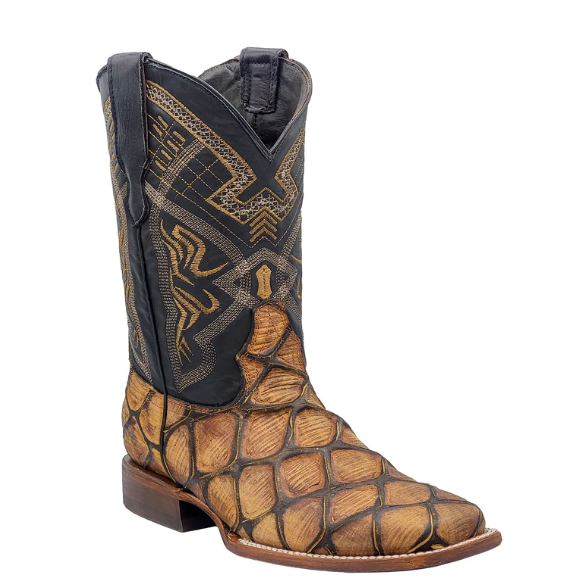 PIRARUCU MATE PRINT - Wide Square Toe