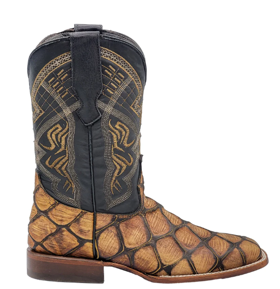PIRARUCU MATE PRINT - Wide Square Toe