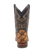 PIRARUCU MATE PRINT - Wide Square Toe